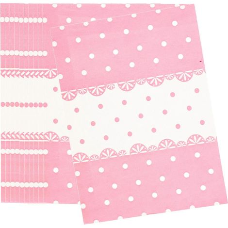 Papier cadeau à pois, paquet de 100 feuilles