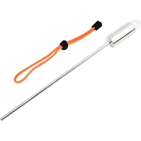 Sifflet de Plongée en Acier Inoxydable Coloré avec Dragonne pour Signalisation Sous-Marine (Orange) (1/5)