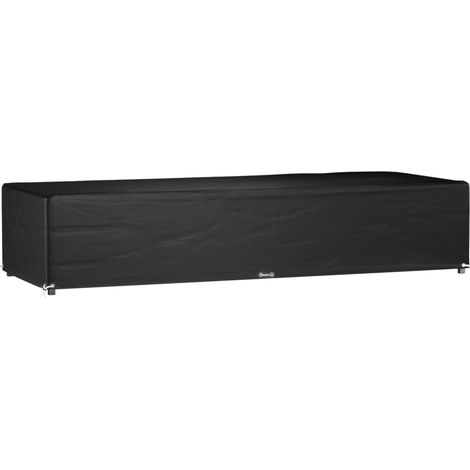 Sunlounger Cover 12 Eyelets 205x75x40 cm Polyethylene vidaXL