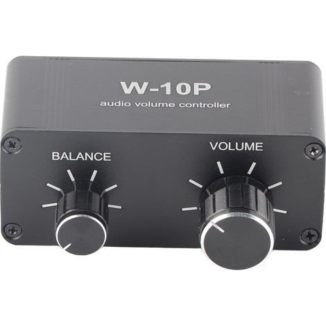 Mini stereo headphones with audio volume control and 3.5 mm jack output (1/5)
