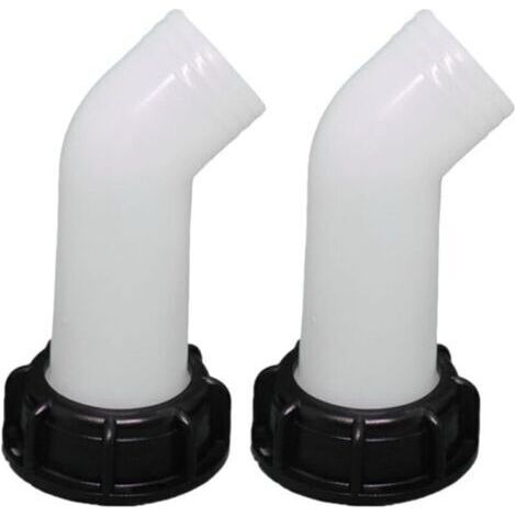 [JAMAIS UTILISÉ]2pcs Bec de Vidange avec Ecrou IBC 1000L Buse de Réservoir d'eau Raccord de Vanne E (1/5)
