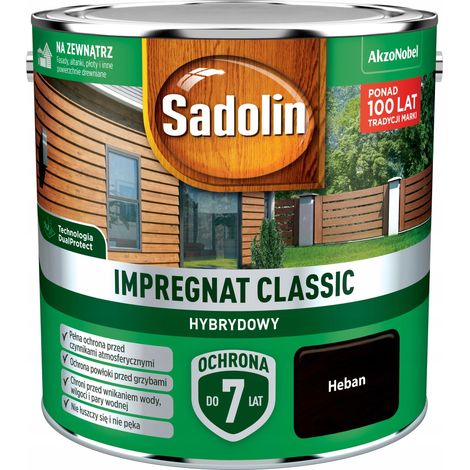 Sadolin Classic híbrido impregnado de madera de ébano 2,5 L 1 unidad. (1/2)