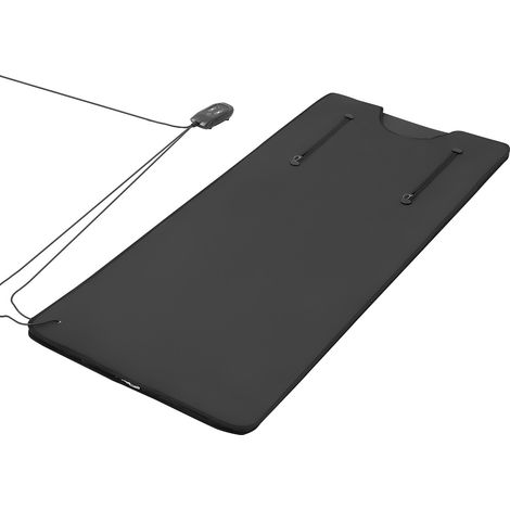 Mophorn Manta de sauna infrarroja de 5 capas de 180 x 80 cm, con temporizador ajustable, control de niveles, tejido de Oxford, aberturas para brazos y bolsa de transporte para uso en casa o viajes (1/5)