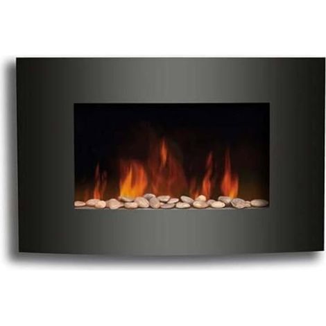 Chimenea eléctrica Melchioni wallflame 2000W efecto llama independiente