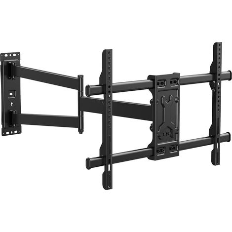 Support Mural TV à Longue Portée 820mm, pour écrans 32-75 Pouces LED/LCD/OLED et courbé, Support TV Mural Pivotant, Inclinable et Rotatif, Max VESA 600x400mm Capacité Max de 50kg (1/5)