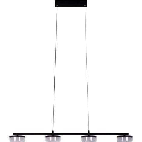 Naeve CIMO Plafonnier LED à intensité variable, noir, 3 000 K (1/5)
