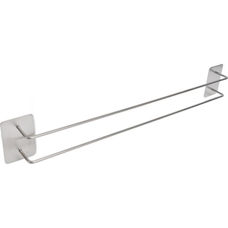 Porte-chaussons mural en acier inoxydable pour hôtel et salle de bain, sans perçage, design simple et fonctionnel
