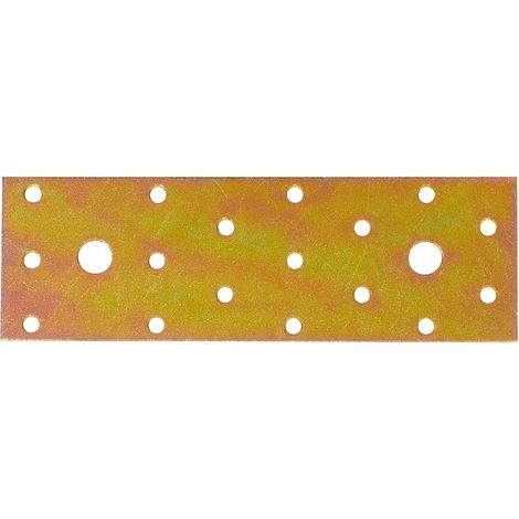PIASTRINA DI GIUNZIONE DIRITTA FORI LARGHI  mm. 120x50 L in acciaio tropicalizzato 50.00 pz