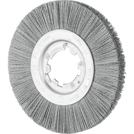 PFERD TOOLS Rundbürste ungezopft RBU Ø 200x13x50,8 mm Bohrung SiC-Filament-Ø 0,55 mm Korn 320 stationär