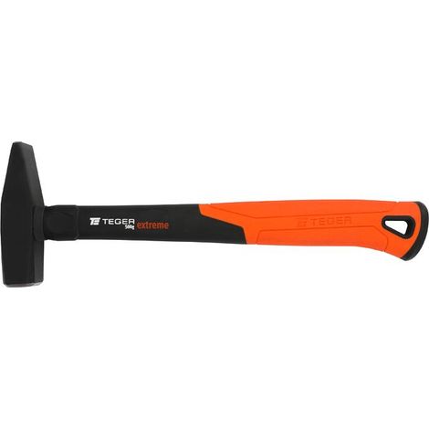 Martillo de ingeniero con mango de fibra de vidrio 500 g Extreme / teger (1/3)