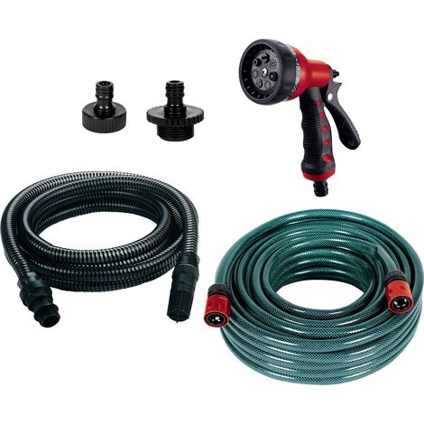 Original Einhell Zubehör-Set Saug- & Druck (OFP) (Pumpen-Zubehör, saug- & druckseitiges Zubehör-Set, inkl. Schlauch, 2x Adapter, Gartenbrause & 3-tlg. Ansauggarnitur) (1/5)