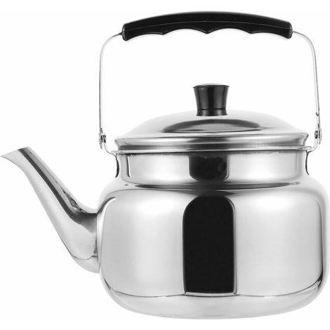 1. Bouilloire sifflante 5L avec passoire Théière en acier inoxydable Bouilloire Bouilloire sifflante Bouilloire à induction Bouilloire à thé Bouilloire sifflante pour cuisine Cuisinière à gaz Camping (1/5)