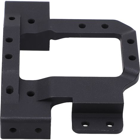 Supports de pare-chocs avant en métal, support de déportation de servo pour voiture RC Crawler Redcat GEN8 1/10, pièces détachées noires (1/5)