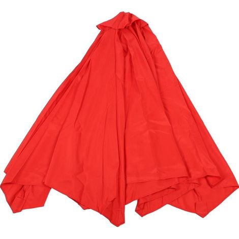 Auvent de remplacement pour parasol, protection solaire professionnelle, imperméable à la pluie, housse en tissu pour dessus de parasol en porte-à-faux pour extérieur, patio, jardin, diamètre 118,1 po (1/5)