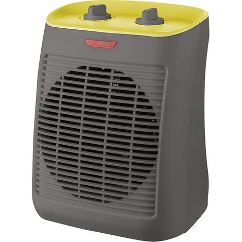 Elektrischer Heizkörper abrila Taray grau 2000 Watt Metall Polycarbonat