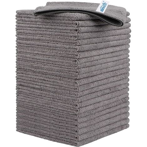 Lot de 24 Chiffon Microfibre, Non Pelucheux, Anti-Rayures, Absorbant, Réutilisable, Pour Cuisine, Voiture, Verre (1/5)