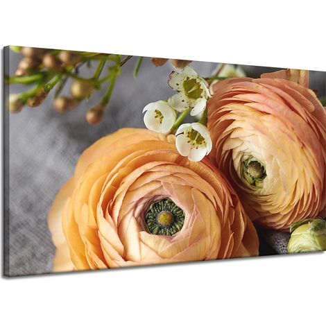 Leinwanddruck Botanik Blumen 120x70 cm