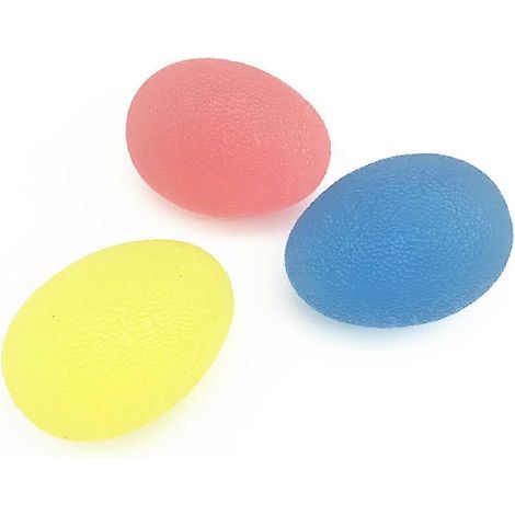 Lot de 3 balles anti-stress, appareil de renforcement des mains, améliore la dextérité (1/4)