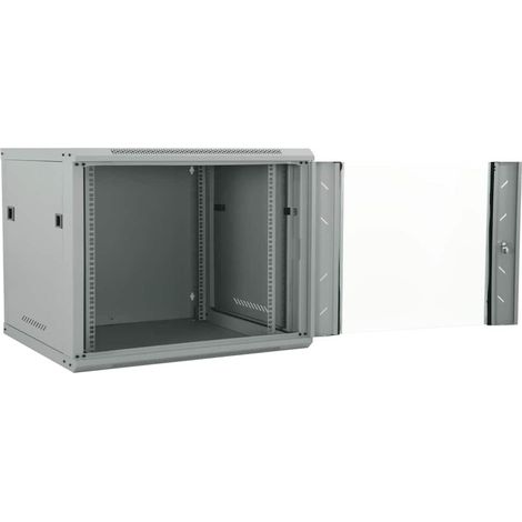 Armoire réseau avec stockage Gris 60 x 60 x 50 cm Acier (1/5)