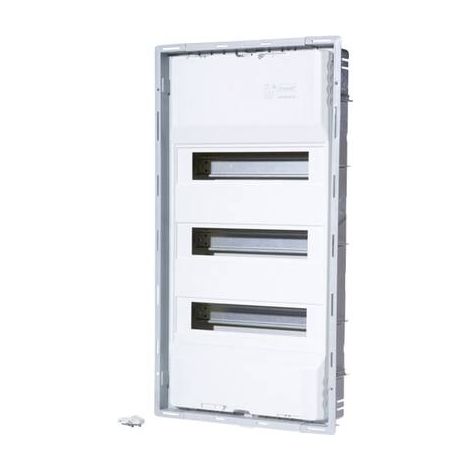 Petit coffret de distribution encastré avec bornes à vis 36 + 6 modules (1/3)