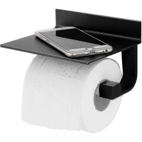 Toilettenpapierhalter mit Ablage, gebürstetes Nickel, Edelstahl 304, Modell (1/5)