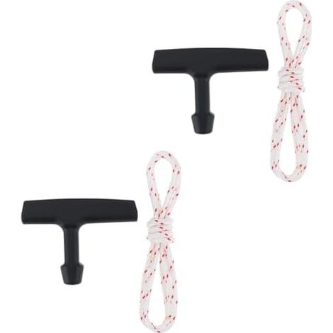 Kit de 4 Poignées de Lanceur à Rappel pour Tondeuse à Gazon avec Cordon de Traction Référence Compatible avec STIHL Les Modèles (1/5)