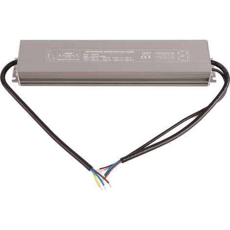 Alimentation LED étanche 24V 100W, gradable, AC220-240V, IP67 (1/5)