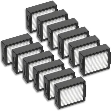 Confezione da 12 filtri di ricambio per iRobot Roomba serie i7, e5, e6, J7 e i/e - Ricambi e accessori per robot aspirapolvere - OUYLAF (1/4)