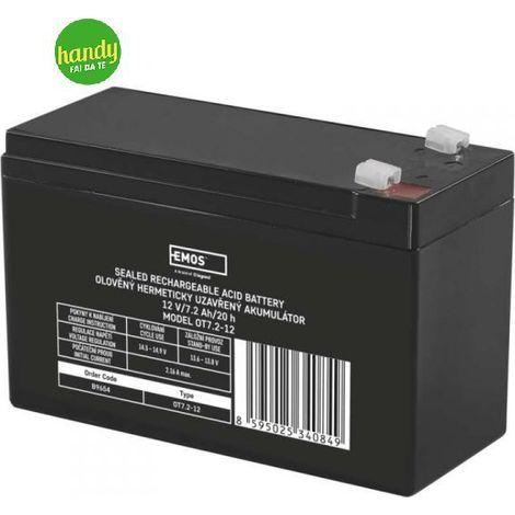 Batteria al Piombo EMOS EM-B9654 12V 7,2Ah (1/2)
