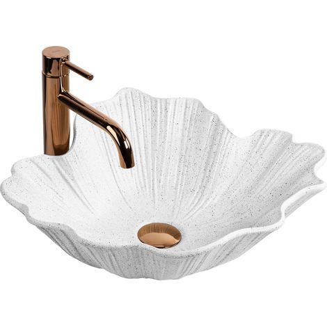 Rea Countertop Basin Flower (1/4)