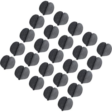 Fixateurs Antidérapants en PVC Autocollants pour Tapis et Meubles, 5 Sets de 25 Pièces sans Trace, pour Salons et Restaurants (1/5)