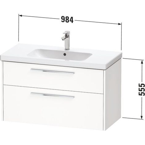 DURAVIT DC4673010HH0000 D-Code WTU fixation murale à levier 2, (1/2)