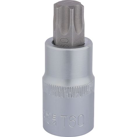 Draper 16323 T60 1/2" Square Drive TX-STAR® Socket Bit, 55mm Length (1/5)
