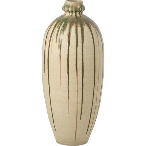 Vase Haut en Céramique "Oliveto" 95cm Beige & Vert (1/3)