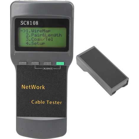 Testeur de Câble RJ45 SC-8108 pour Projets Télécoms et Vérification de Continuité Réseau (1/5)