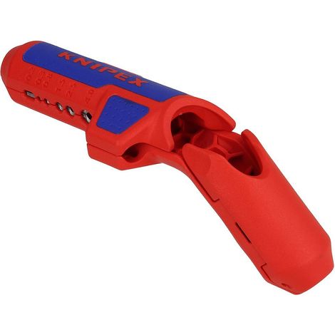 [NEUWERTIG] B-Ware Knipex 16 95 01 Sb Ergo Strip Kabelentmanteler Kabel Rundkabel Feuchtraumkabel