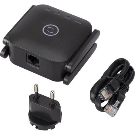 1 pièce Amplificateur WiFi, 1200 Mbps, répéteur sans fil avec antenne intégrée, couverture étendue, idéal pour appartement et maison (1/4)