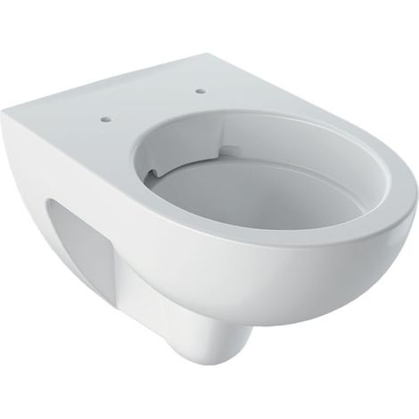 WC suspendu Renova à fond creux Rimfree blanc