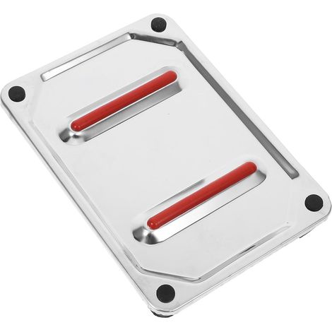 Coussin de Repos Protecteur en Acier Inoxydable Léger et Anti-brûlure pour Fer à Repasser Vapeur, Tapis de Repassage pour Table Domestique Pratique (1/5)