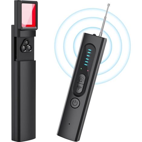 Spionkamera Detektor, 6-in-1 RF Bug Detektor & GPS Tracker Scanner - Findet Versteckte Kameras, Wanzen, Abhörgeräte in Hotelzimmer, Airbnb, Büro, Umkleide, WC