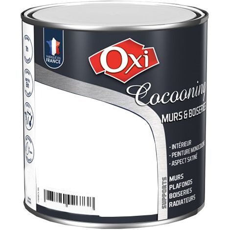 Owatrol-COCOONING MURS & BOISERIES   SATIN-Peinture d'intérieur monocouche pour murs & boiseries-Blanc 0.5 litre (1/3)