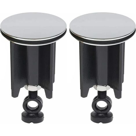 2 pièces bouchon de lavabo universel cuivre couverture évier salle de bain 40mm bouchon Pop-Up remplacement bouchon de vidange salle de bain robinet luminaire (1/2)