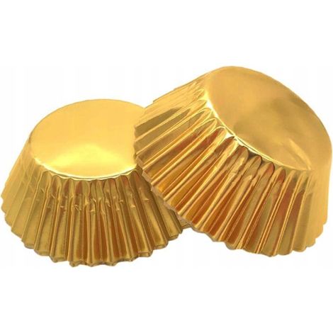 MOLDES DE PAPEL PARA MAGDALENAS DORADOS 60x (1/4)
