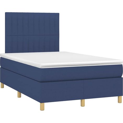 Maison Exclusive - Boxspringbett mit Matratze Blau 120x190 cm Sto