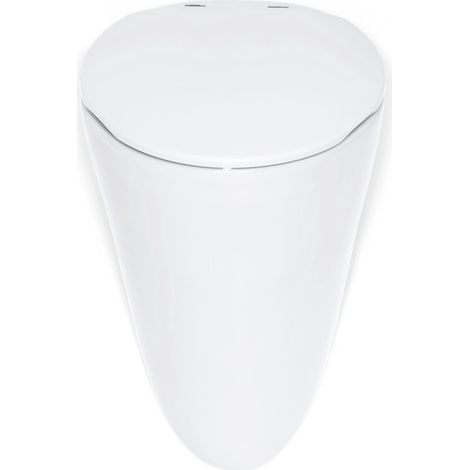 Duravit Cache urinoir Starck 1 charnières en acier inoxydable,