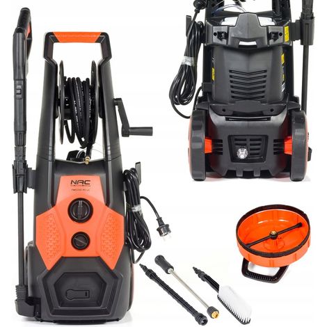 Idropulitrice NAC da 2500 W con motore a induzione, 195 bar, spazzola rotante 6 in 1 (1/5)