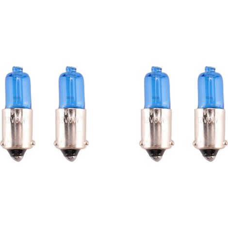 4x H6W BAX9S 6W Weiße Xenon-Seitenmarkierungsleuchte für Autos 12V 5000KJXLGV (1/5)