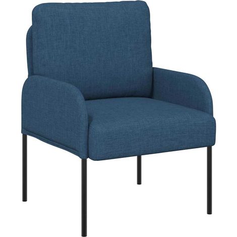 Maison Exclusive - Canapés avec coussin 55cm Bleu Contreplaqué (1/5)