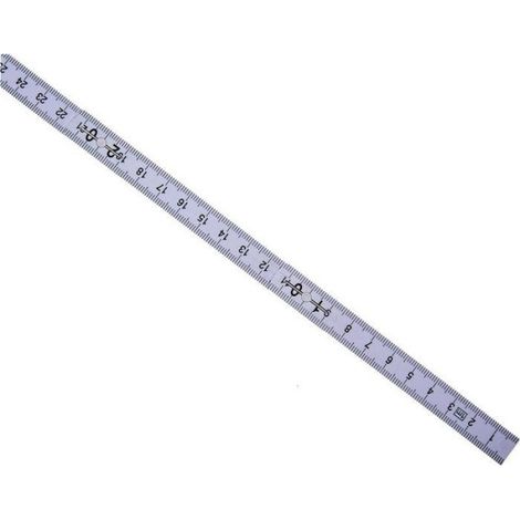 Mètre Pliant - 10 Sections - 1 Mètre - Pour Mesure et Construction - Blanc (1/4)