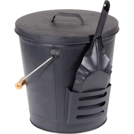 set secchio con paletta per raccolta cenere 21 lt (1/2)